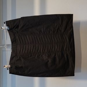 Black mini skirt with pockets